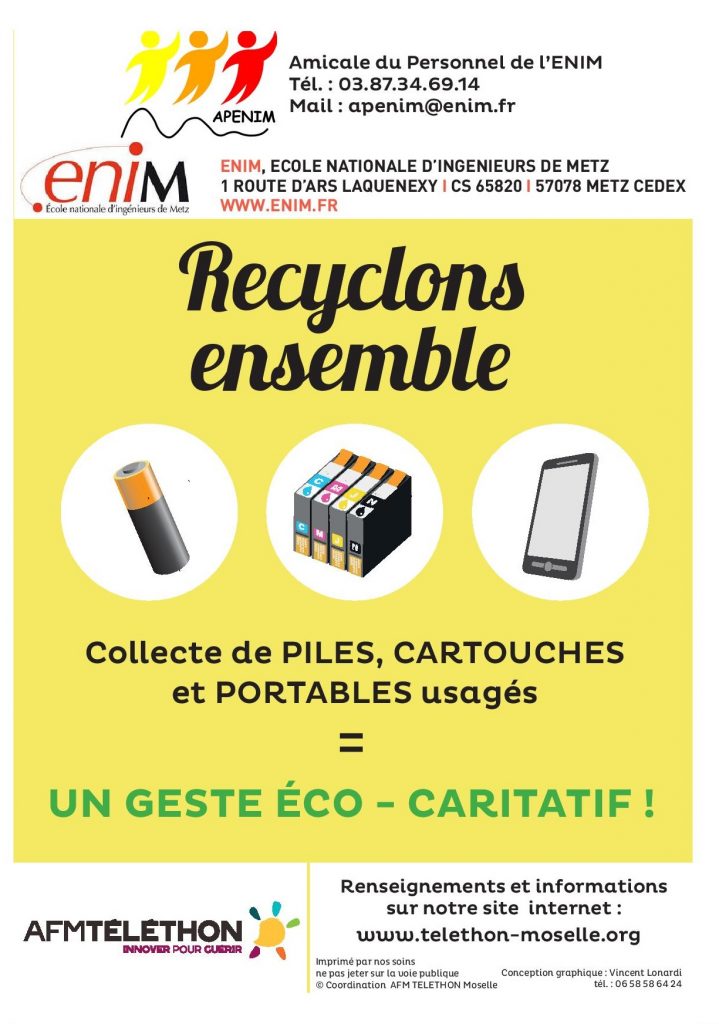Exemple de Flyer pour la mise en place des éco-collectes